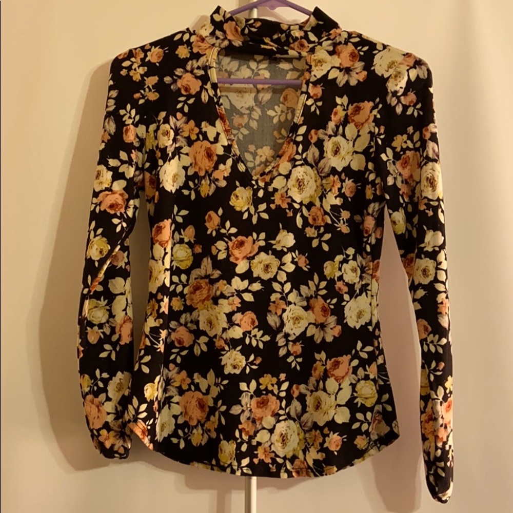 Vintage floral blouse